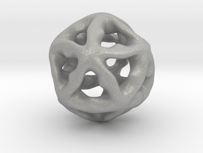 Math Art - Alien Ball Pendant in Aluminum