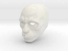 Harry Potter Death Eater mask version #7  in White Natural Versatile Plastic