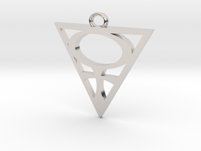 Goddesses: Venus Centered small pendant in Platinum