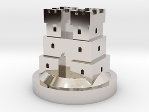 Game of Thrones Risk Piece Single - Frey in Rhodium Plated Brass