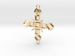 Pendant Luctor in 14k Gold Plated Brass