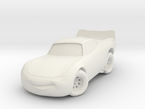 Mcqueen Lightning Cars in White Natural Versatile Plastic