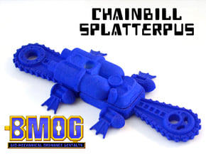 BMOG Chainbill Splatterpus 4-part Kit in Blue Processed Versatile Plastic