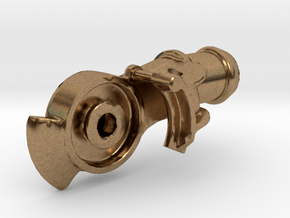 Air Brake Gladhand - 2.5" scale - REV, LIVE STEAM in Natural Brass