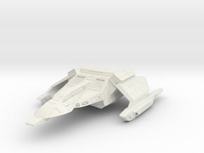 F-17B WindDragon Assault Ship  Wings Down in White Natural Versatile Plastic