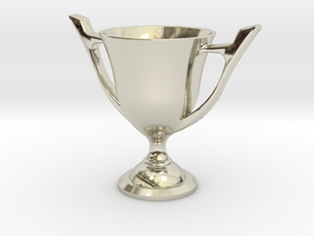 Trophy Cup in 14k White Gold