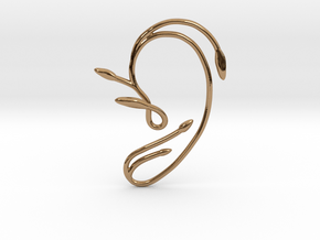 Ear Cuff of Belle (Left Ear) in Polished Brass