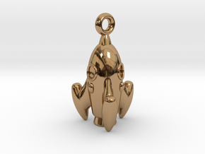 60s inspired- Rocket Charm in Polished Brass