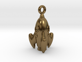 60s inspired- Rocket Charm in Polished Bronze