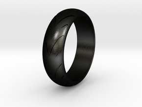 Raban - Racing  Ring in Matte Black Steel: 6.25 / 52.125
