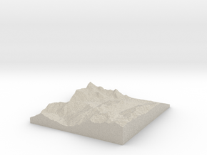 Model of La Cajéra in Natural Sandstone