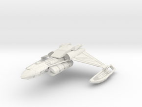 Klingon D5  Cargo Cruiser in White Natural Versatile Plastic