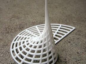 Archimedean Spire in White Natural Versatile Plastic