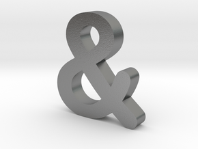 Ampersand in Natural Silver