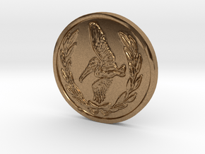 Coin Resident Evil  in Natural Brass