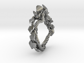 Garden Ring in Natural Silver: 7.25 / 54.625