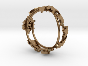 Fall Ring  in Natural Brass: 6 / 51.5
