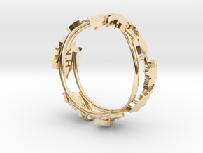 Fall Ring  in 14k Gold Plated Brass: 6 / 51.5