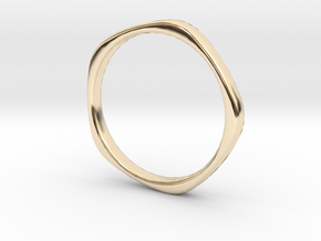 Ring Five Arches-D16,234-W2 in 14k Gold Plated Brass