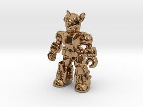 Scholarly Sparkle (Full Color) Battle Beast in Polished Brass