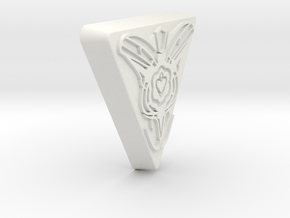Altair Belt Decorative Piece in White Natural Versatile Plastic