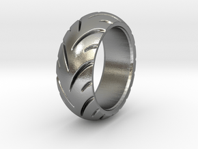 Ray Zing - Tire Ring Massiv in Natural Silver: 9.25 / 59.625