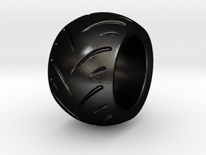 Max Power - Racing Tire Ring in Matte Black Steel: 9.75 / 60.875