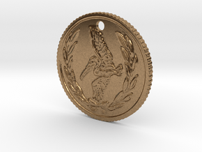 Resident evil 7 biohazard coin necklace (50cent si in Natural Brass