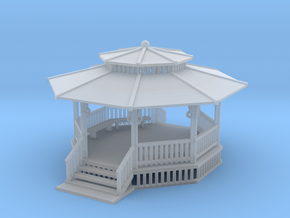 24 Ft Gazebo With Benches Z Scale in Tan Fine Detail Plastic