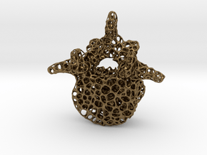 Voronoi Spine L4 bone in Natural Bronze