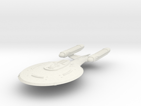 Folorida Class VI C Refit  BattleCruiser in White Natural Versatile Plastic