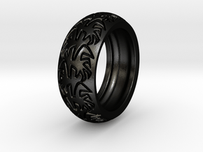 Ray B. - Tire Ring in Matte Black Steel: 6 / 51.5
