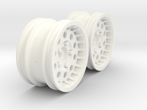 Wheels - M-Chassis - 037 Style - 3mm Offset in White Processed Versatile Plastic