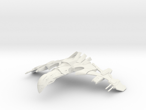 Vedor Class WarBird  BattleCruiser in White Natural Versatile Plastic