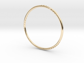 Orbit Bracelet in 14K Yellow Gold: Small