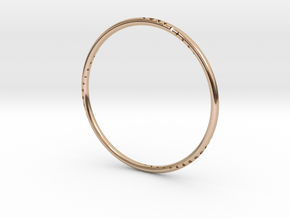 Orbit Bracelet in 14k Rose Gold Plated Brass: Small