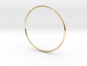 Andromeda Bracelet in 14k Gold Plated Brass: Medium