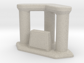 Trophy Triple Riser with your inscription in Natural Sandstone