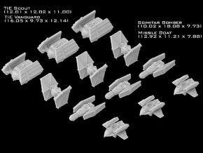 (Armada) Imperial Fighters Set III in Tan Fine Detail Plastic