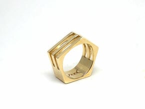 Valerian | Laureline Ring in Polished Brass: 10 / 61.5