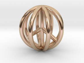 World Peace Pendant $15-$100 in 14k Rose Gold Plated Brass