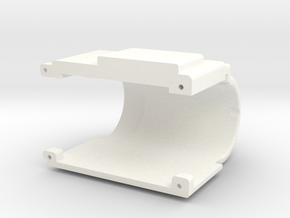 Wessex Winch Body (electric Winch Cover) in White Processed Versatile Plastic