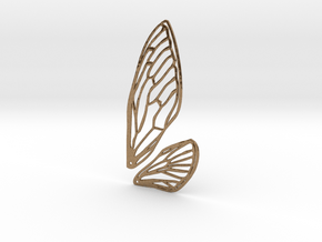 Cicada wings in Natural Brass