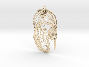 Britney Spears Pendant - Exclusive 3D Britney Spea in 14k Gold Plated Brass