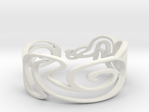 Bracelet Design Women in White Natural Versatile Plastic