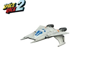 Space Race - #3 - Starfighter in Tan Fine Detail Plastic