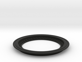 2651 - Tribute wheel, Tru-Fit beadlock - glue-in in Black Natural Versatile Plastic