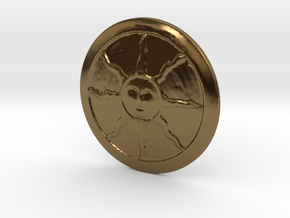 Warriors of Sunlight Sigil in Polished Bronze: Small