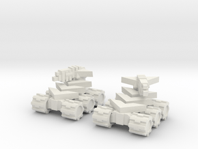 Rim Bastion Mini Tank Pair in White Natural Versatile Plastic