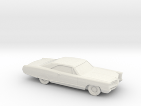 1/87 1966 Pontiac Bonneville Coupe in White Natural Versatile Plastic